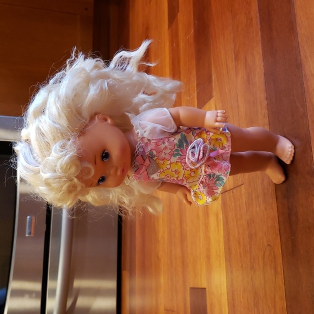Vintage 1988 Doll Lil Miss Magic Hair, Magic Touch. Original Clothes And Shoes - Picture 10 of 14